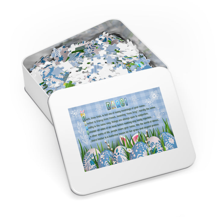 Namesakes Acrostic Poem Jigsaw Puzzle - Easter Eggs