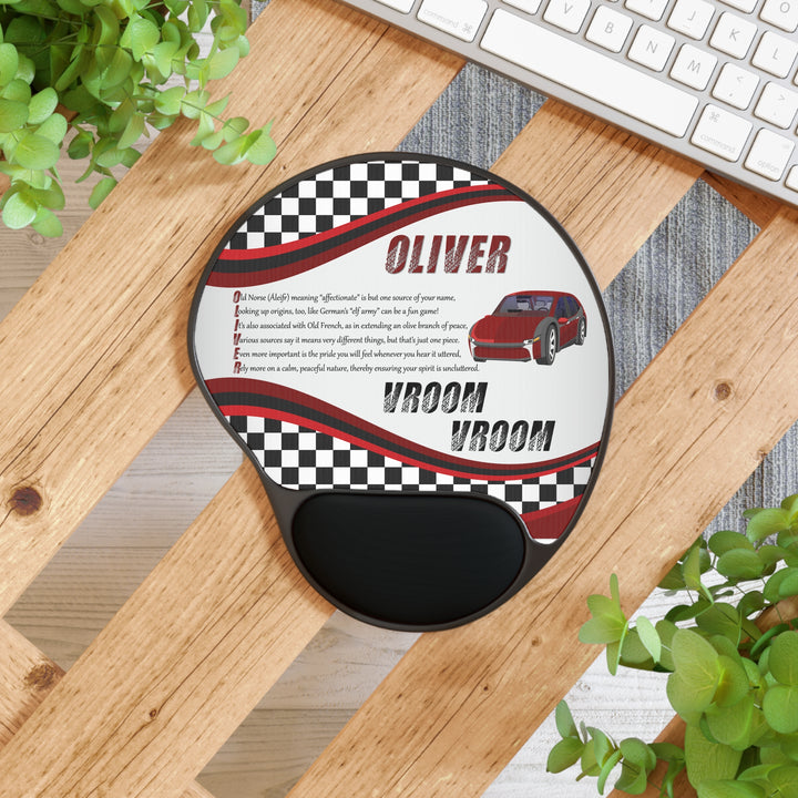 Namesakes Mouse Pad With Wrist Rest - Car