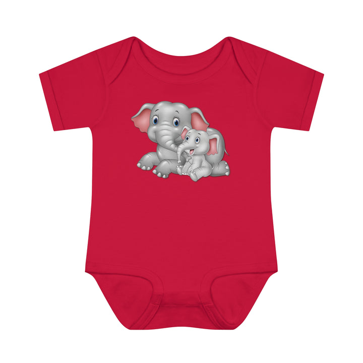 Baby Steps "It's a Girl" Acrostic Poem Bodysuit - Mommy & Baby Elephant