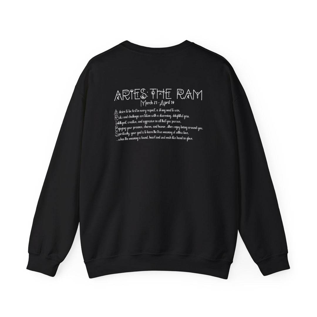 Aries Acrostic Poem Astrology Sweatshirt - Unisex