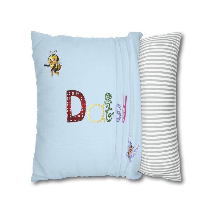 Namesakes Pillow Case Cover with Acrostic Poem Spelling Out a Name