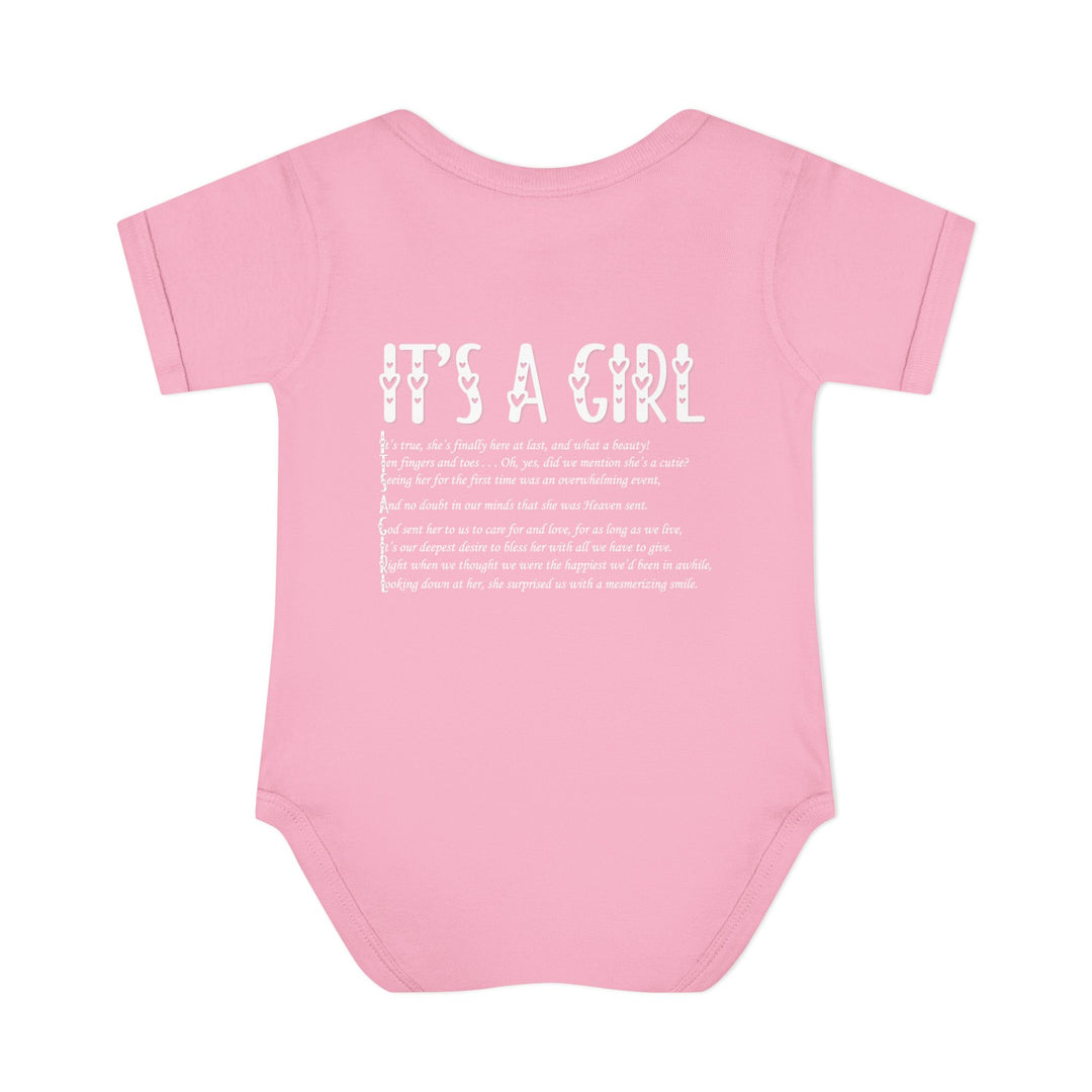 “It's a Girl” with Adorable Ducky Design Bodysuit