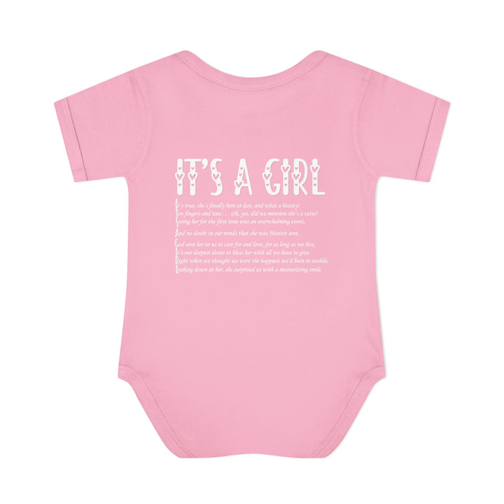 “It's a Girl” with Adorable Ducky Design Bodysuit