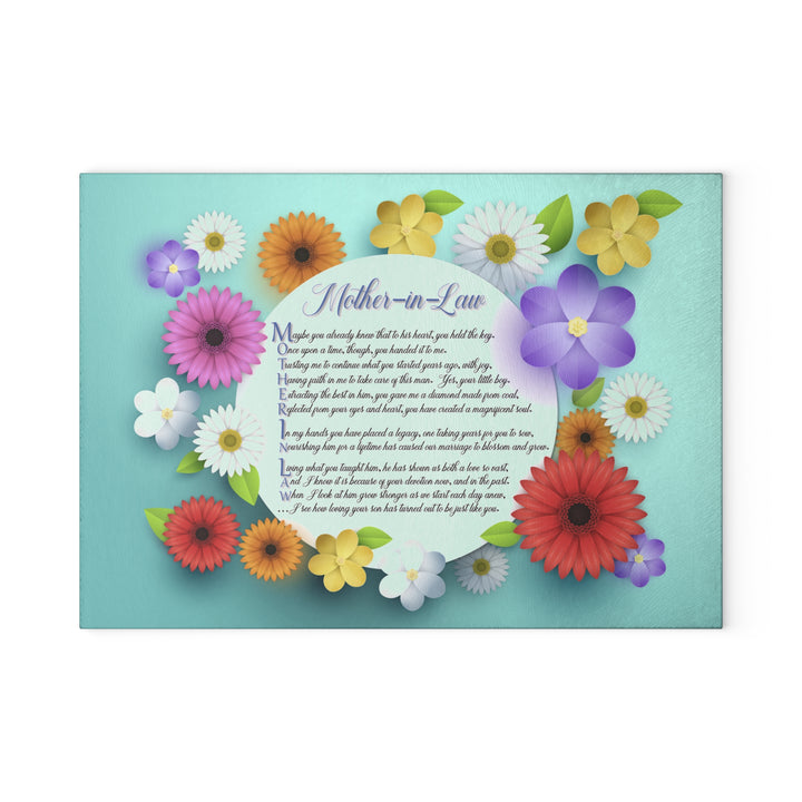 It's Just a Phrase Glass Cutting Board - Mother-in-Law