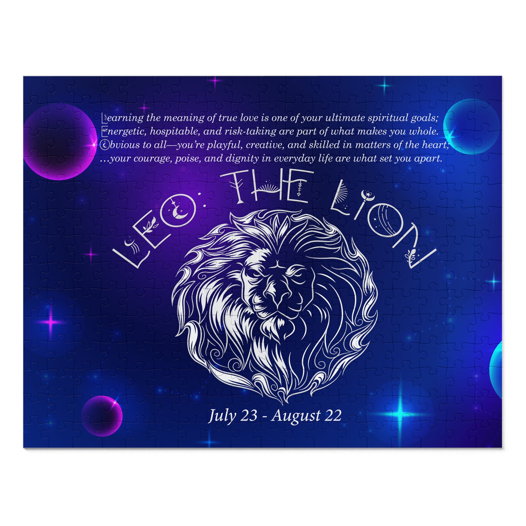 Leo Acrostic Poem Puzzle - Tin Box