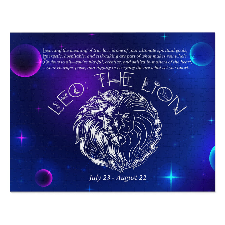 Leo Acrostic Poem Puzzle - Tin Box