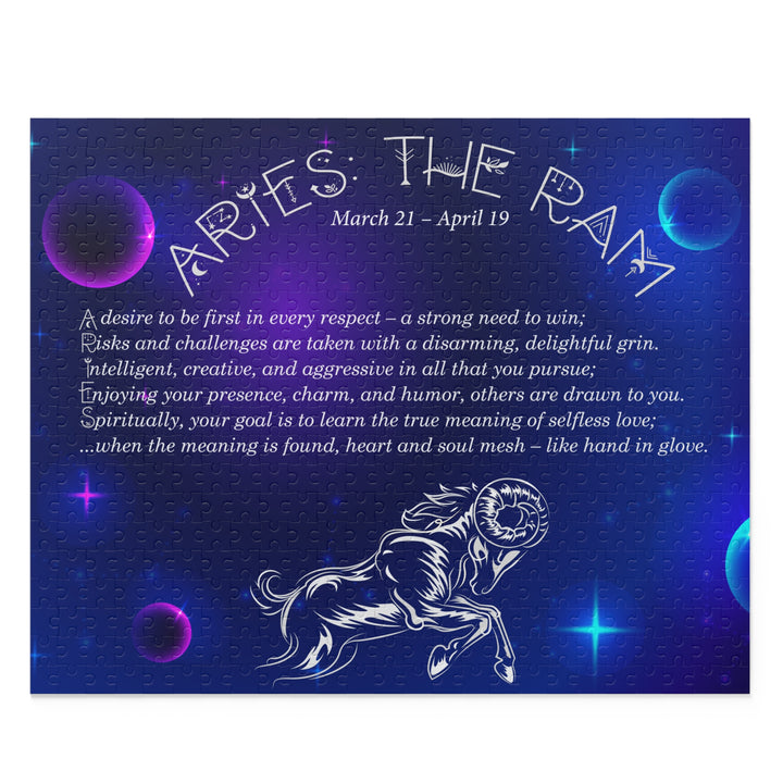 Aries Acrostic Poem Puzzle