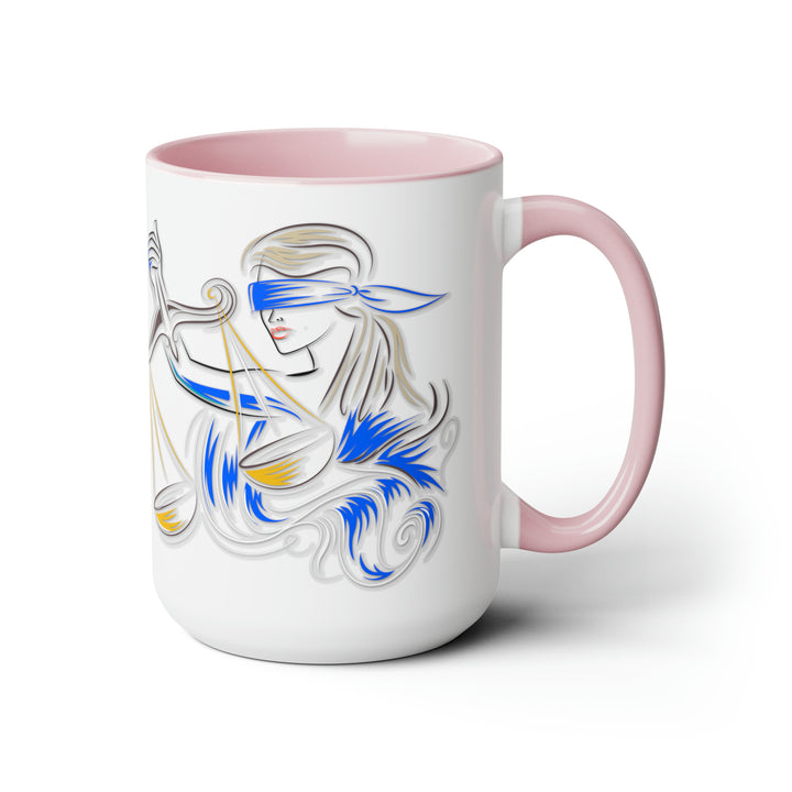 Written in the Stars Two-Tone Coffee Mugs - 15oz - Libra