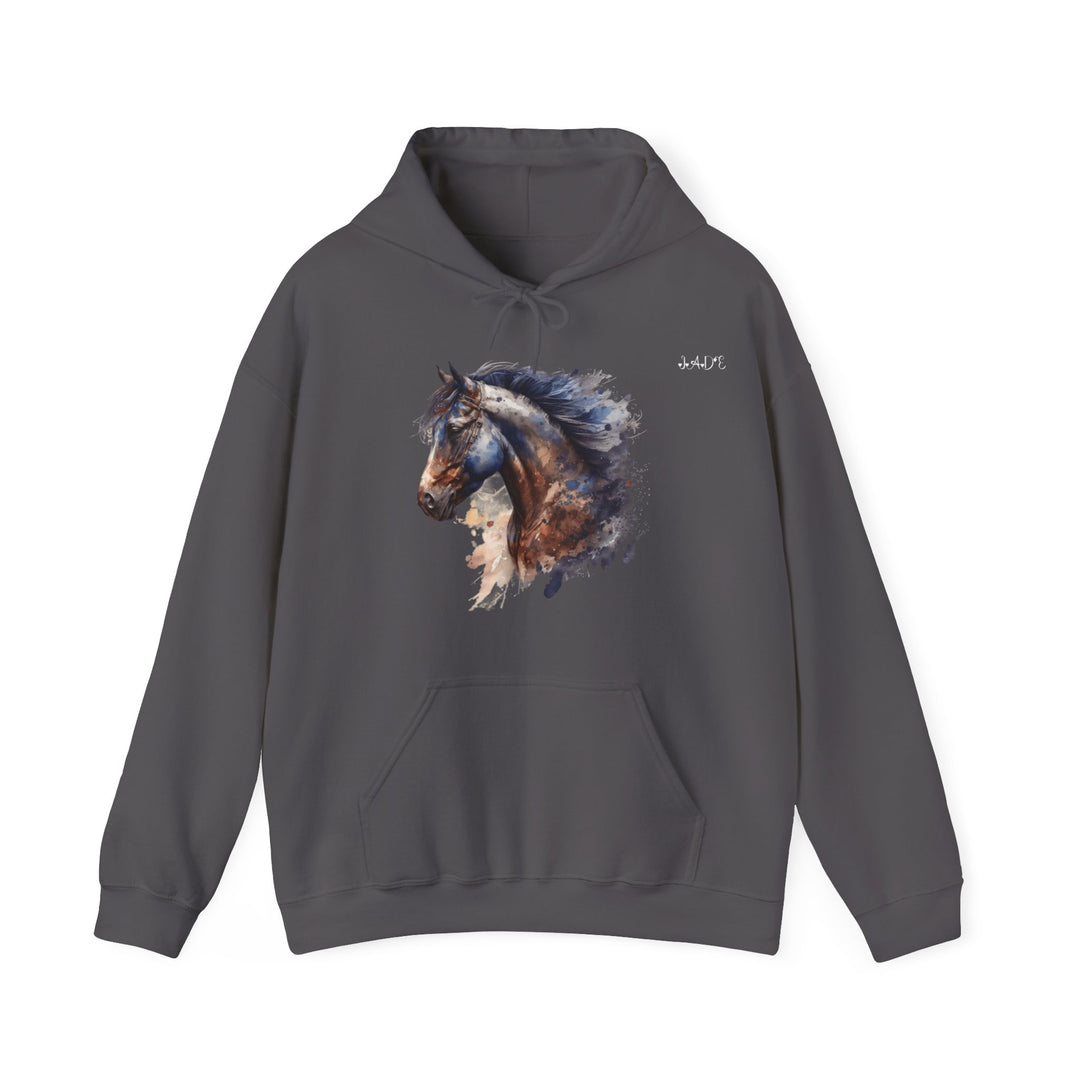 Namesakes, Personalized Acrostic Name Hoodie with Horse Graphic