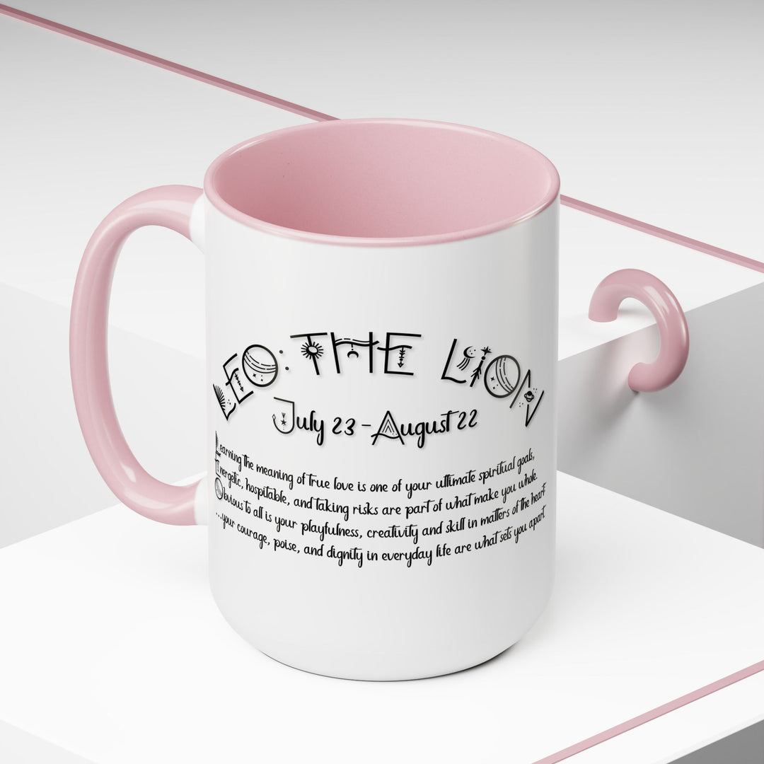 Leo Two-Tone Coffee Mugs - 15oz