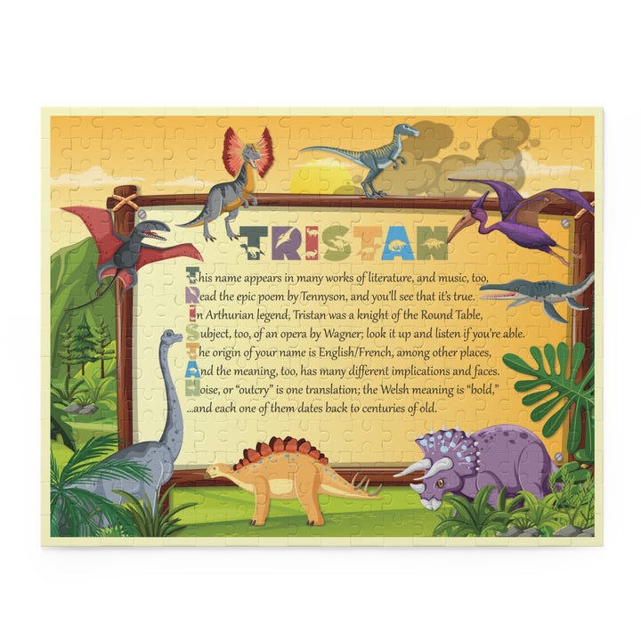 Namesakes Acrostic Name Poem Puzzle - Dinosaurs Design