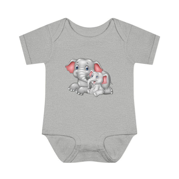 Baby Steps "It's a Girl" Acrostic Poem Bodysuit - Mommy & Baby Elephant