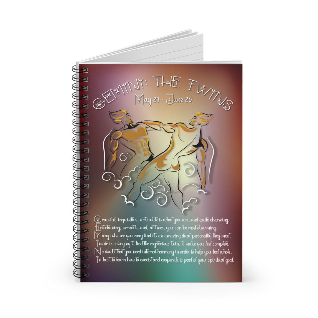 Gemini Acrostic Poem Spiral Notebook
