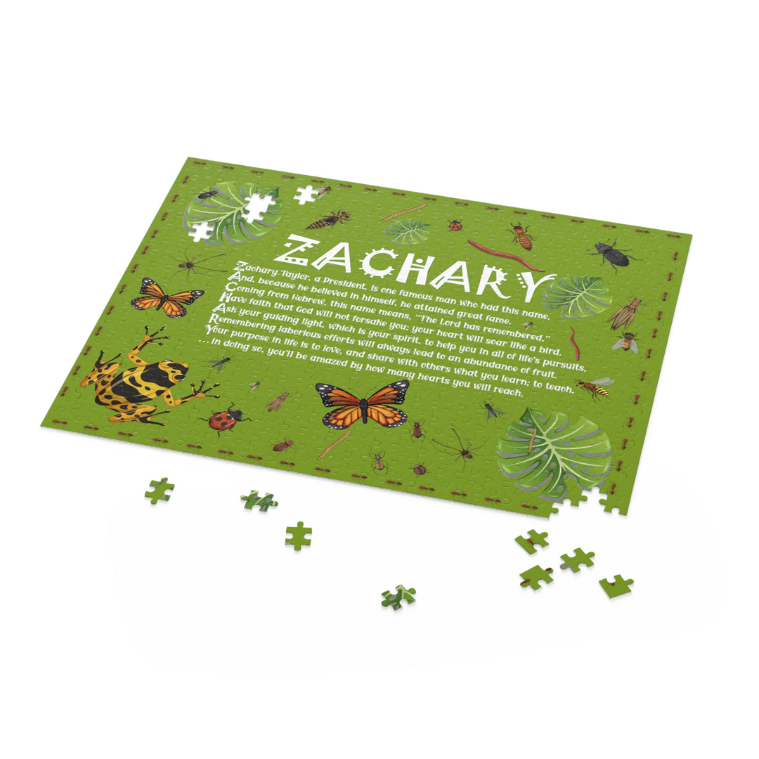 Namesakes Personalized Acrostic Name Puzzle Insect Design