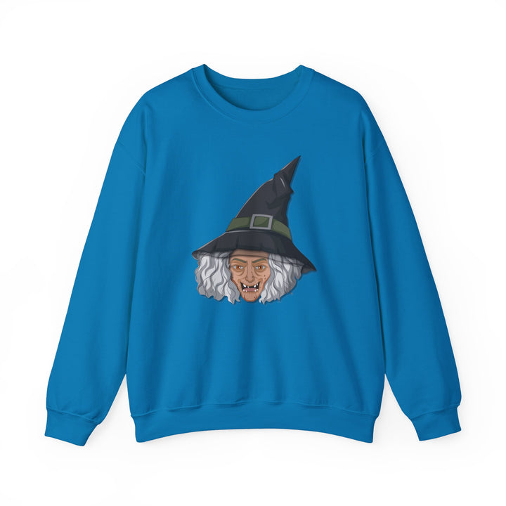 Happy Halloween Acrostic Poem Sweatshirt -  Old Witch