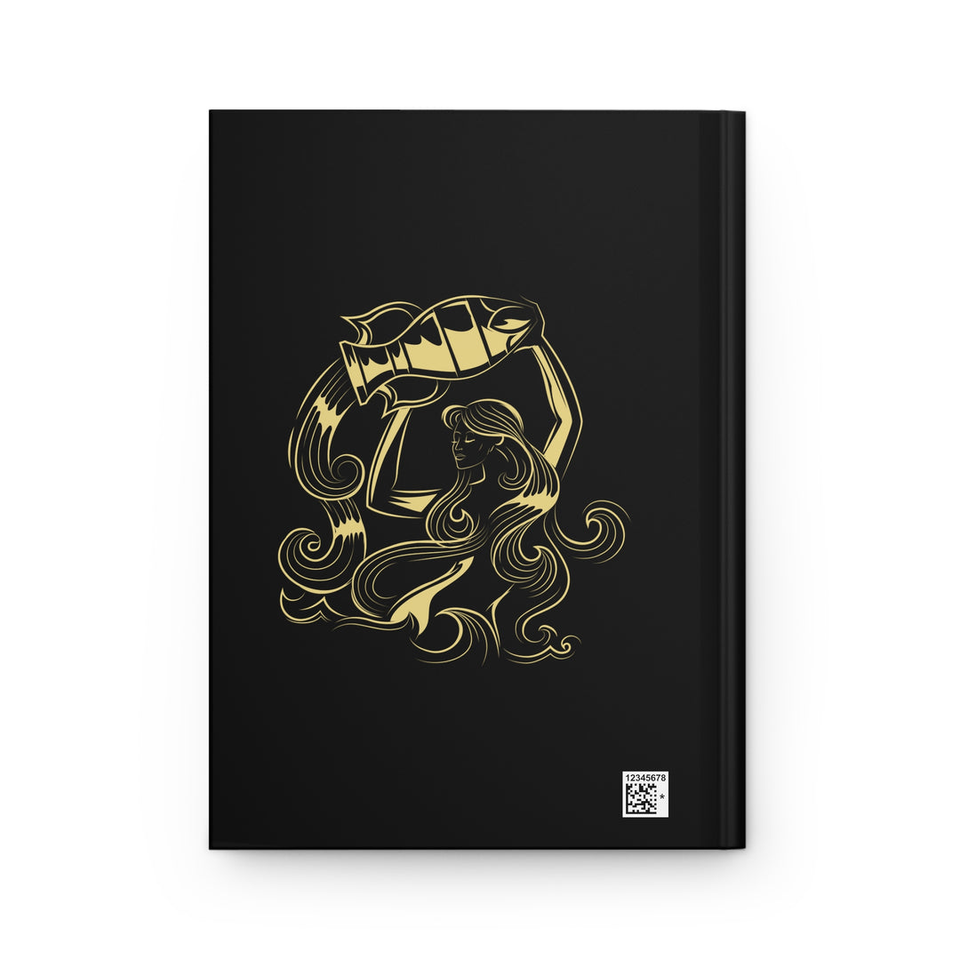 Aquarius Acrostic Poem Hardcover Journal Matte