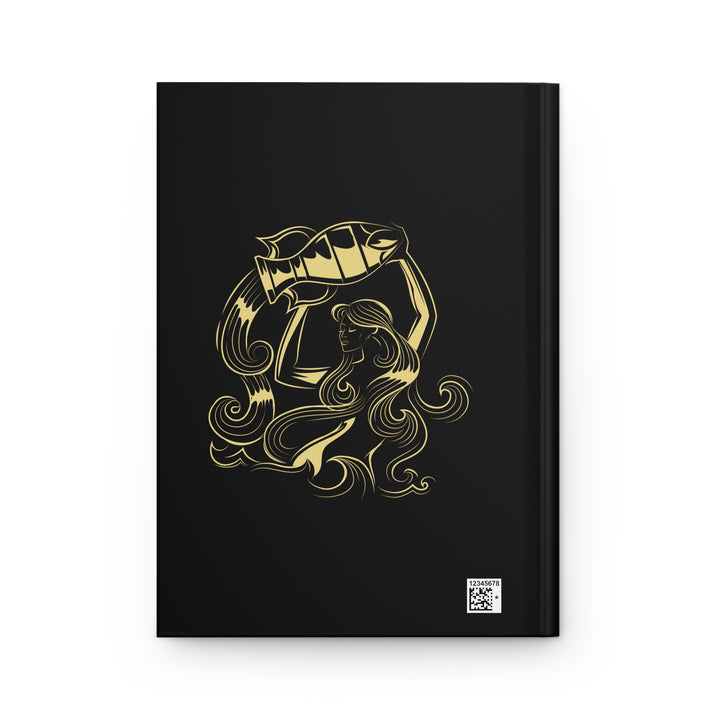Aquarius Acrostic Poem Hardcover Journal Matte