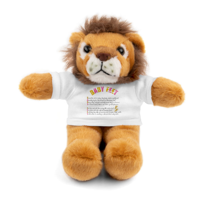 Baby Steps Stuffed Animals with Tee - Baby Feet - Gold Footprints