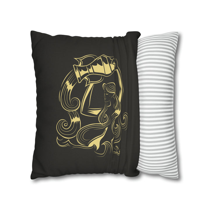 Written in the Stars Pillowcase/Cover Spelling Out "Aquarius"