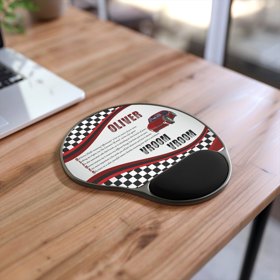 Namesakes Mouse Pad With Wrist Rest - Car