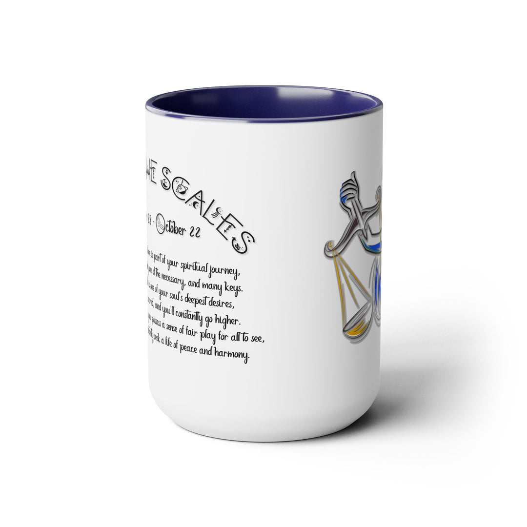 Libra Two-Tone Coffee Mugs - 15oz