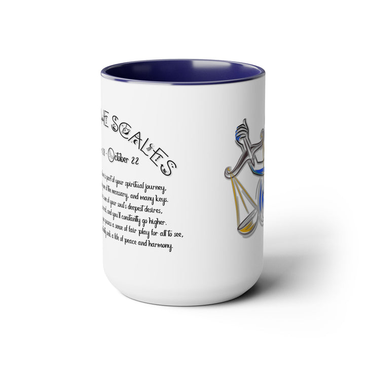 Libra Two-Tone Coffee Mugs - 15oz