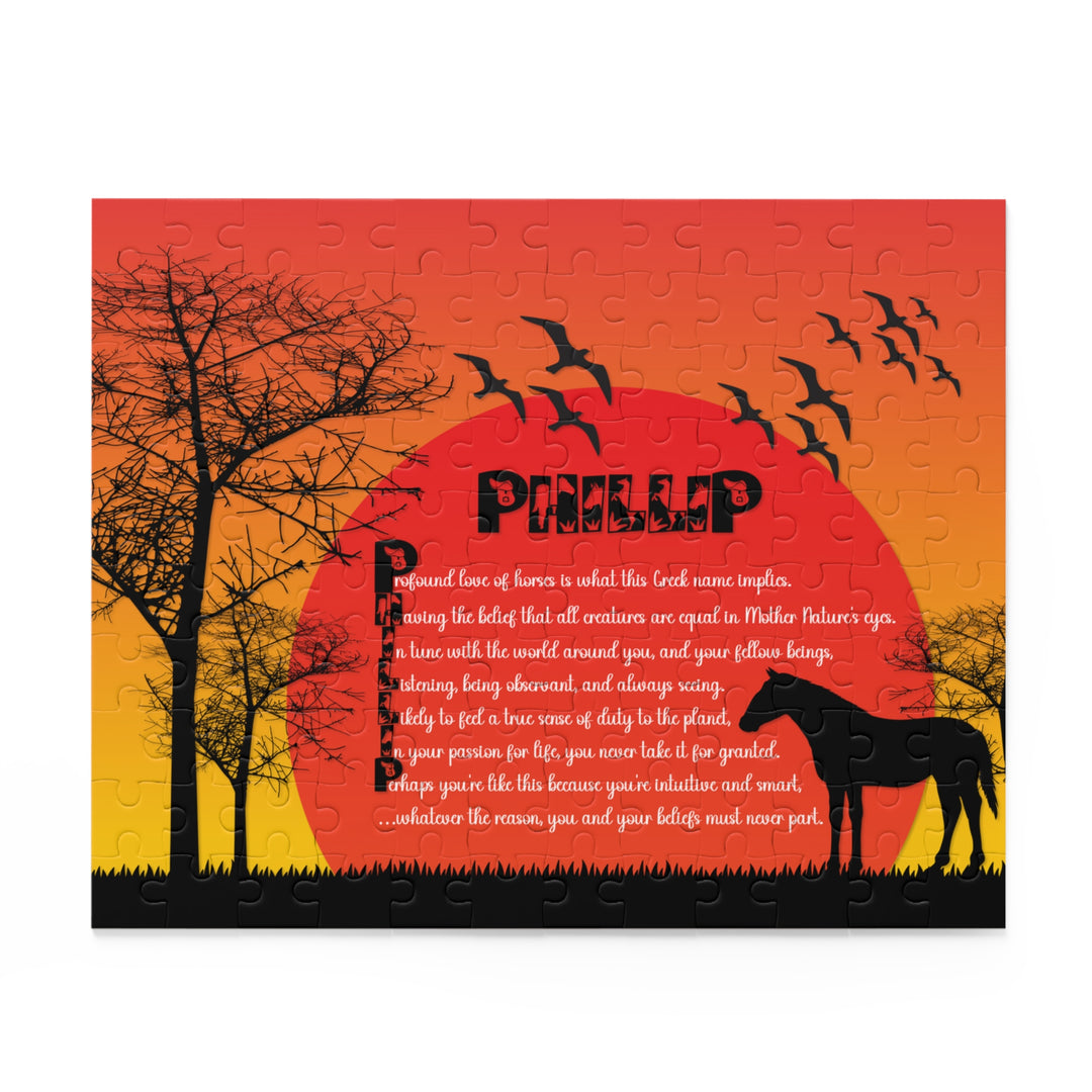 Namesakes Acrostic Poem Name Puzzle - Horse Design
