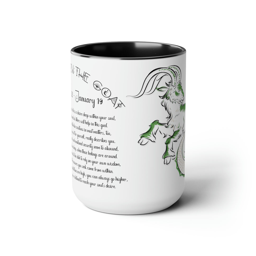 Written in the Stars Two-Tone Coffee Mugs - 15oz - Capricorn