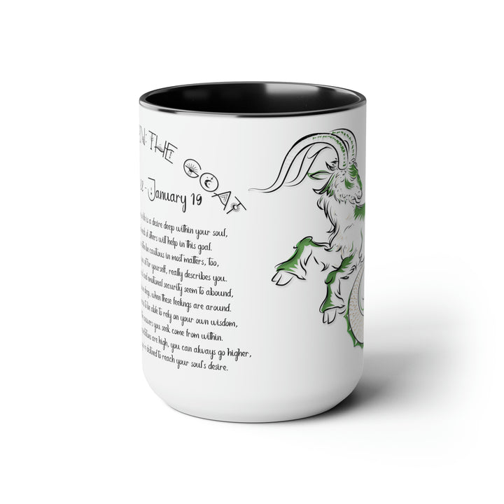 Written in the Stars Two-Tone Coffee Mugs - 15oz - Capricorn