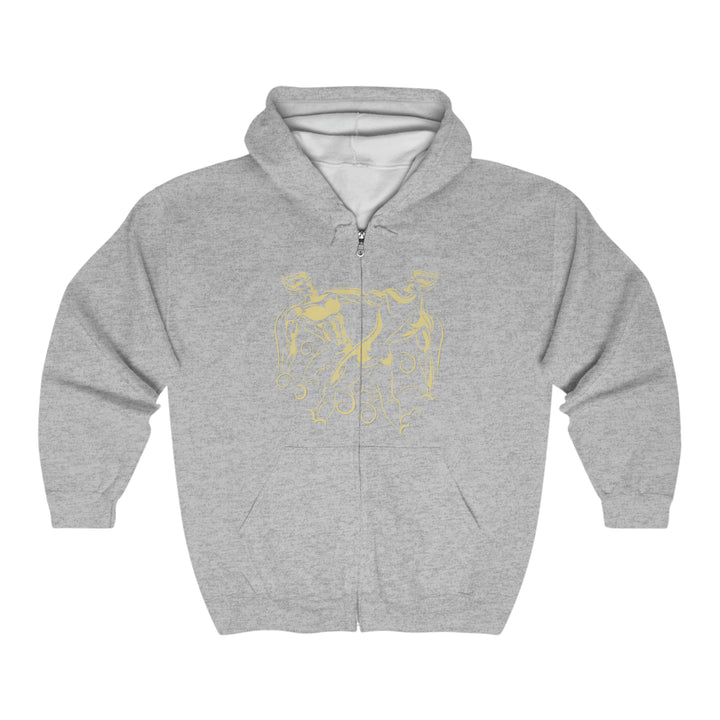Written in the Stars Unisex Full Zip Hooded Sweatshirt - Gemini