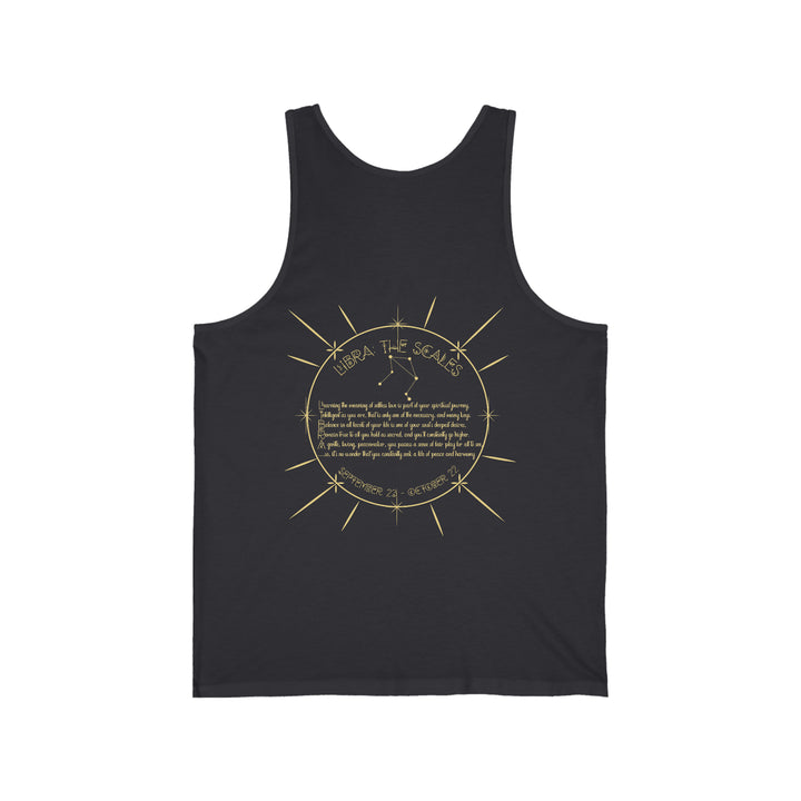 Written in the Stars Unisex Jersey Tank - Libra
