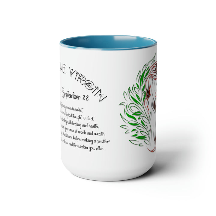 Written in the Stars Two-Tone Coffee Mugs - 15oz - Virgo