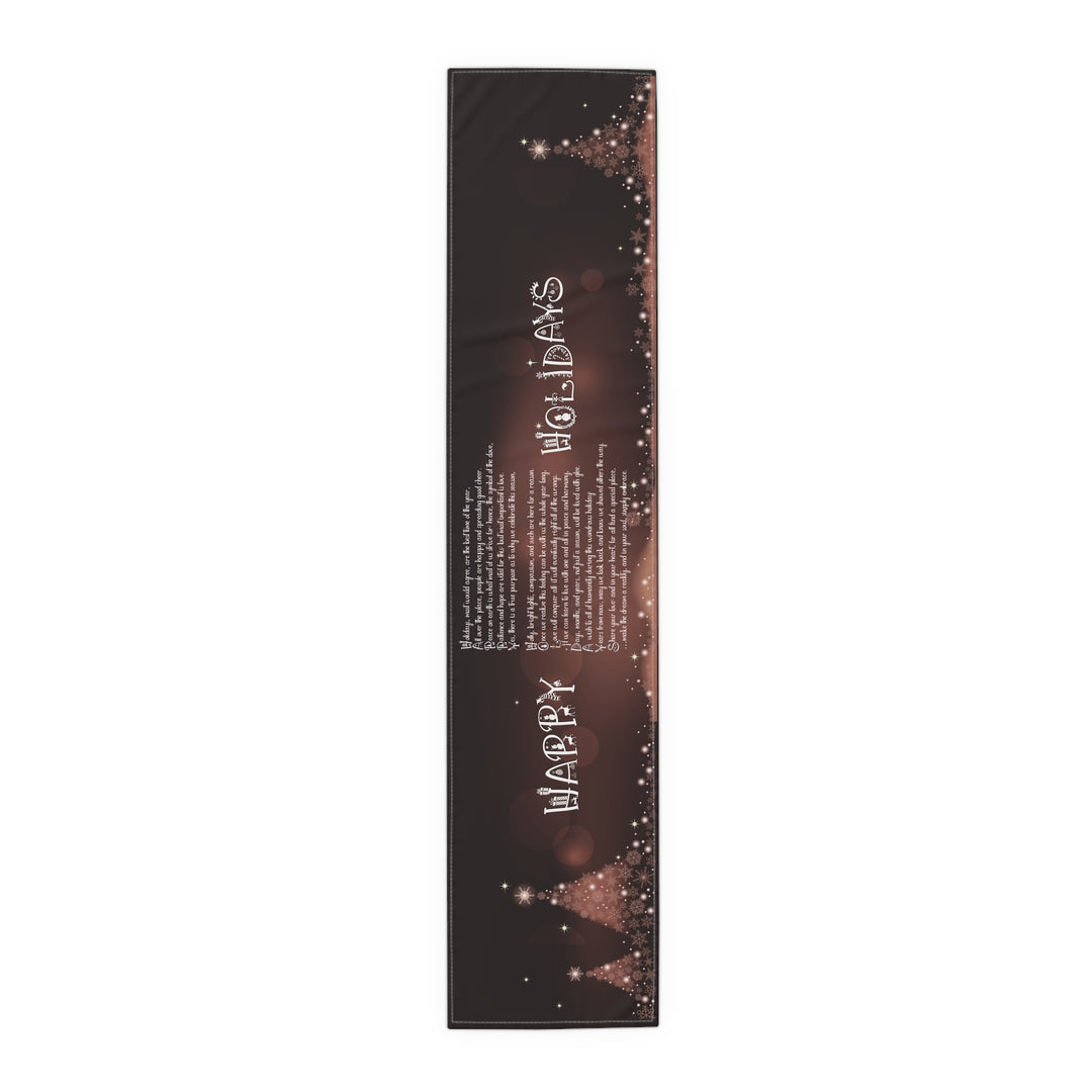“Happy Holidays” Table Runner