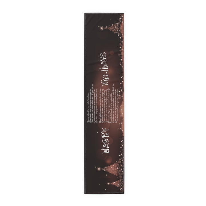 “Happy Holidays” Table Runner