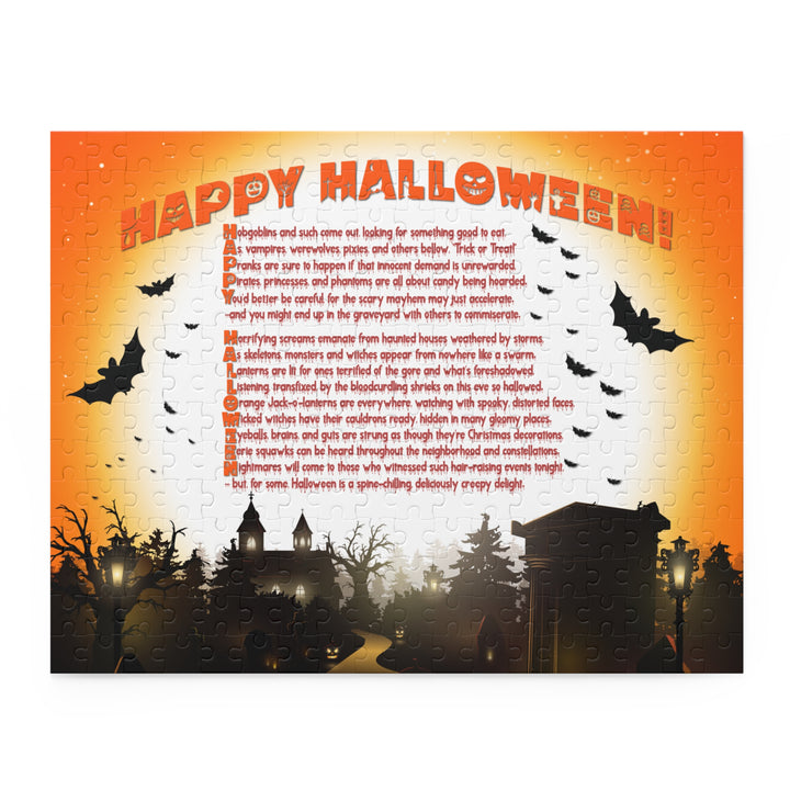 Happy Halloween Acrostic Poem Jigsaw Puzzle
