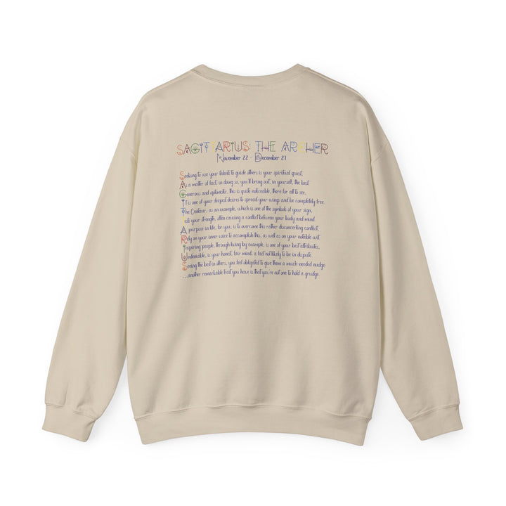 Sagittarius Acrostic Poem Astrology Sweatshirt - Unisex