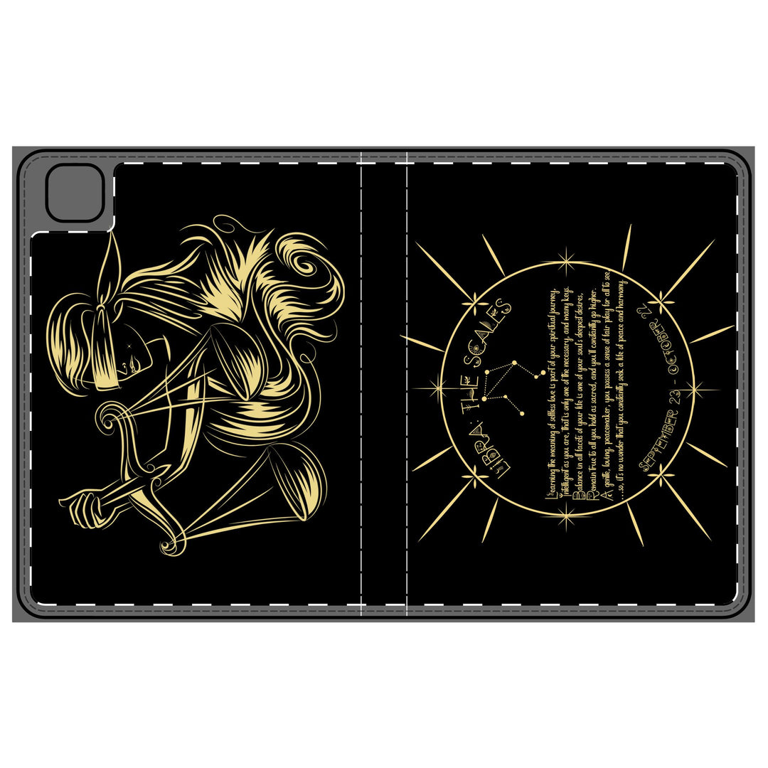 Libra Acrostic Poem Elegant Tablet Folio Case