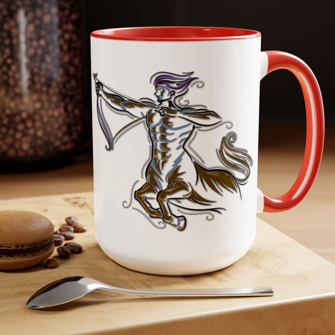Sagittarius Two-Tone Coffee Mugs - 15oz