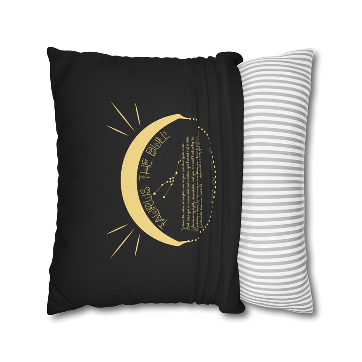 Taurus Acrostic Poem Pillow Cover