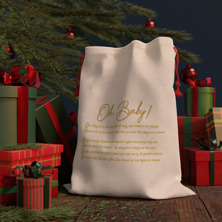 Oh, Baby Acrostic Poem Gift Bag
