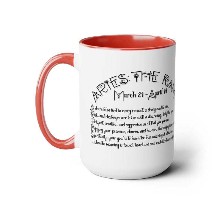 Aries Two-Tone Coffee Mugs - 15oz