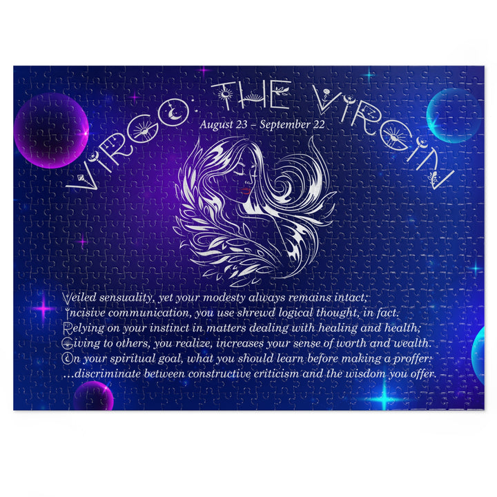 Virgo Acrostic Poem Puzzle - Tin Box