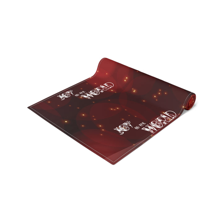 It's Just a Phrase Table Runner - Joy to the World