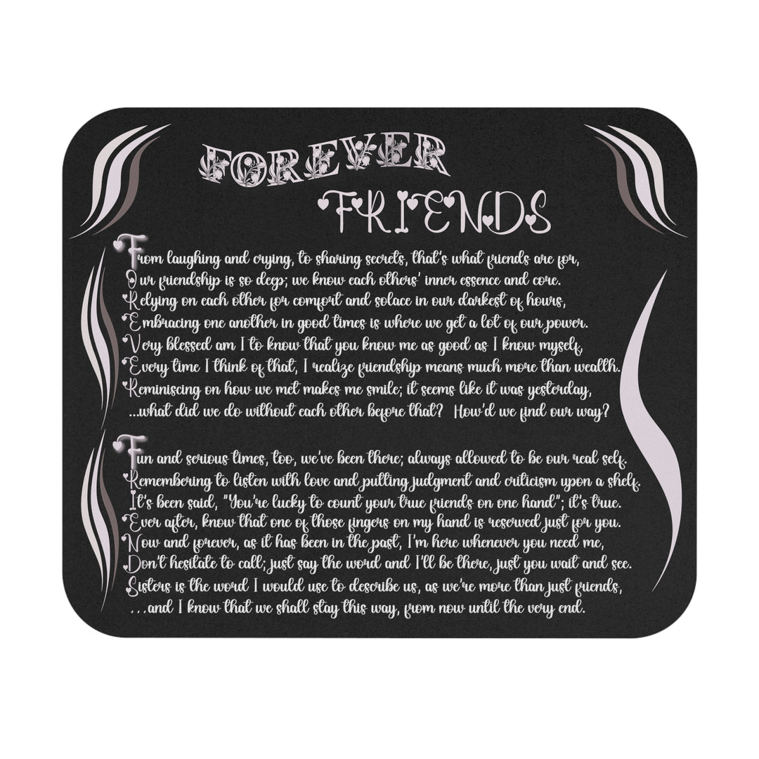 It's Just a Phrase Acrostic Poem Mouse Pad - "Forever Friends"