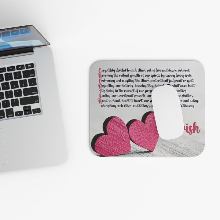 It's Just a Phrase Acrostic Poem Mouse Pad - "Cherish"