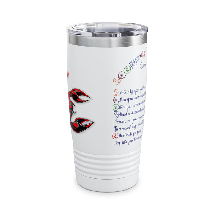 Scorpio Acrostic Poem Ringneck Tumbler - 20oz
