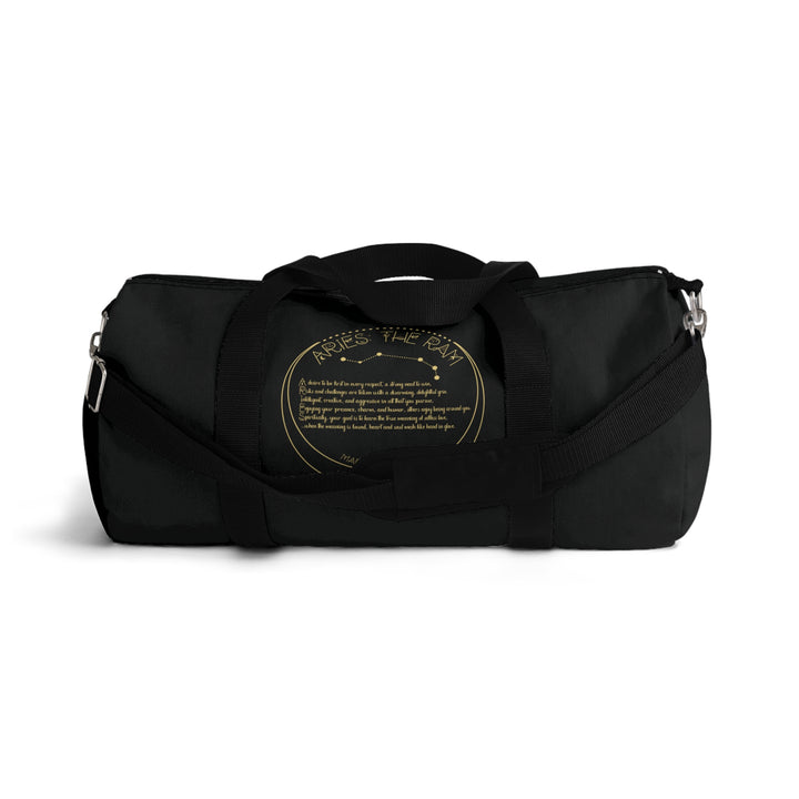 Aries Acrostic Poem Duffel Bag