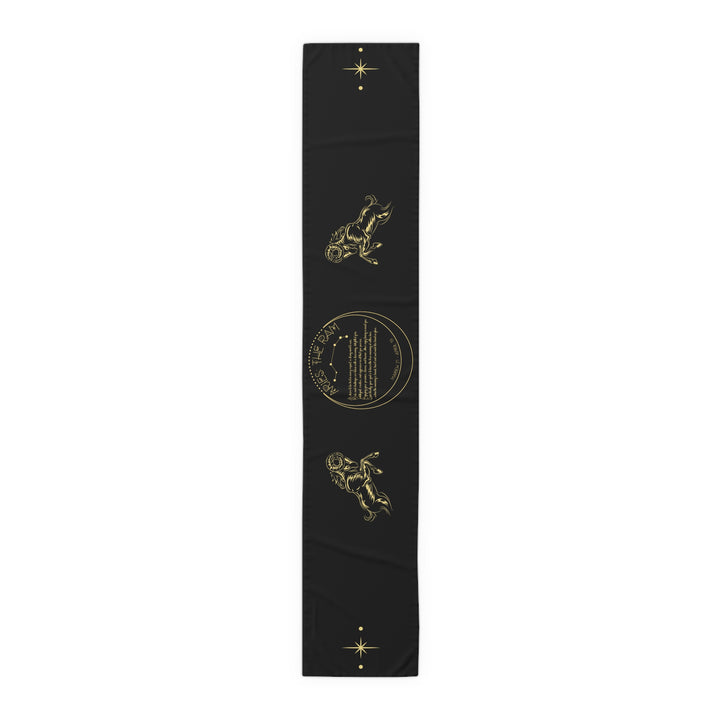 Aries Acrostic Poem Table Runner