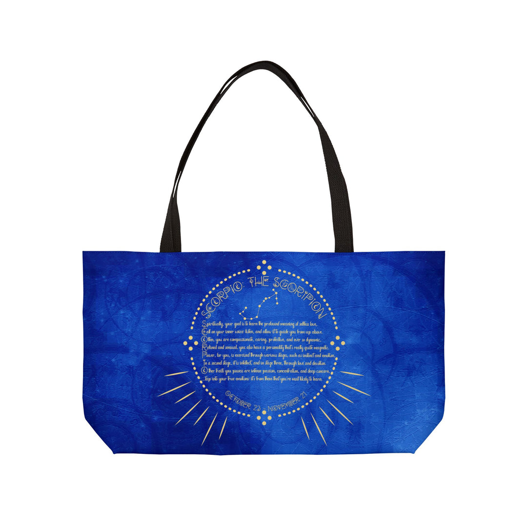 Scorpio Acrostic Poem Weekender Tote Bag
