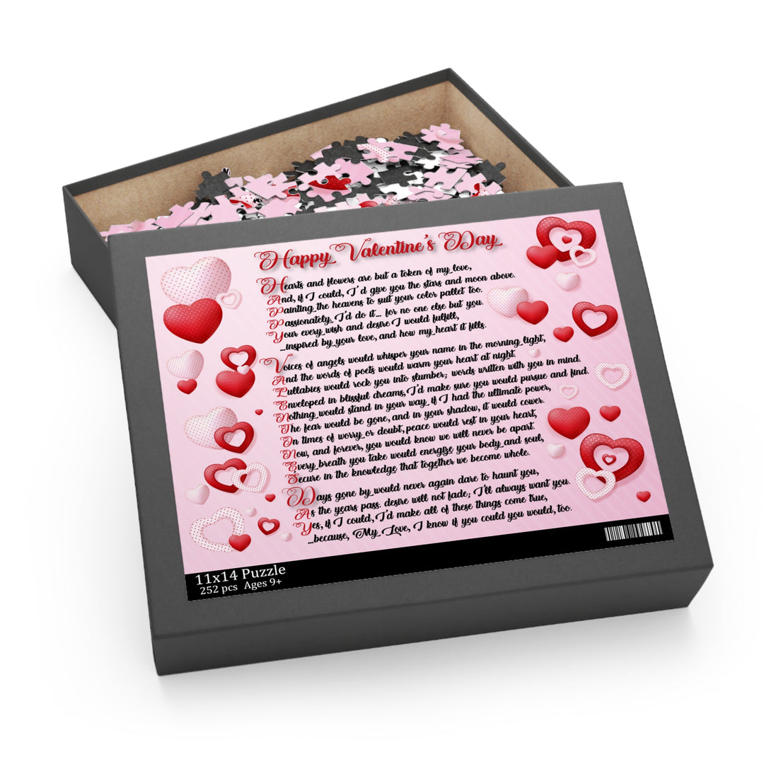 It's Just a Phrase "Happy Valentine's Day" Acrostic Poem Puzzle